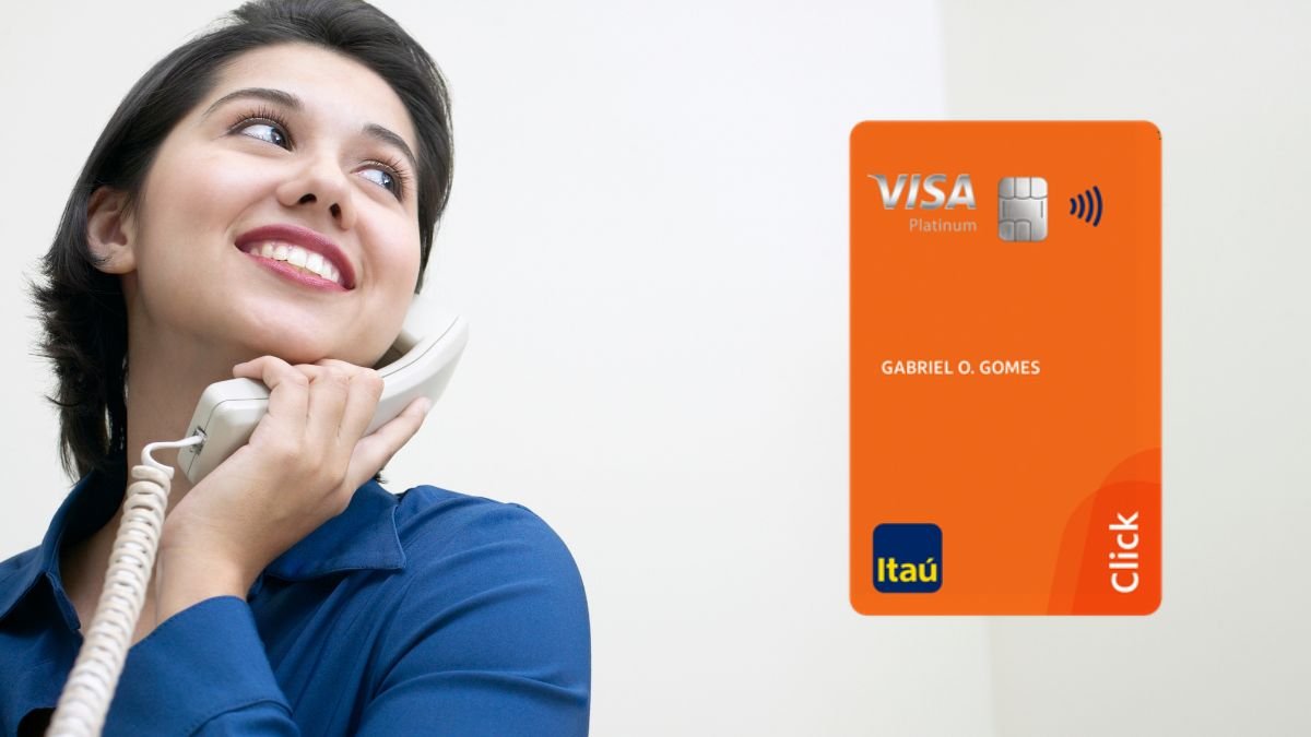 Imagem representando Cartão Click Itaú Telefone site - Digilandia