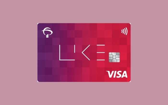 Imagem do cartão Bradesco Like Visa